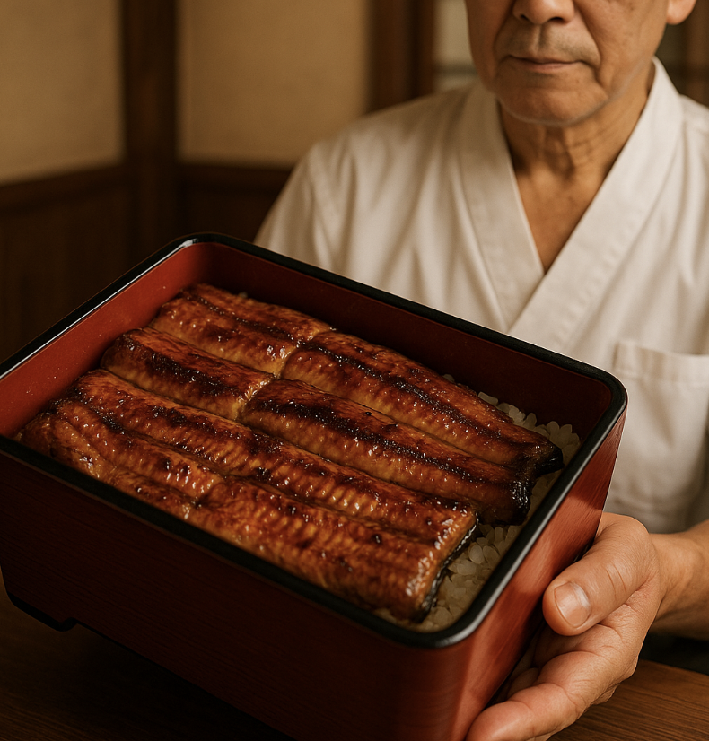 うなぎ屋の店主